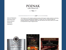 Tablet Screenshot of poznaklaw.com